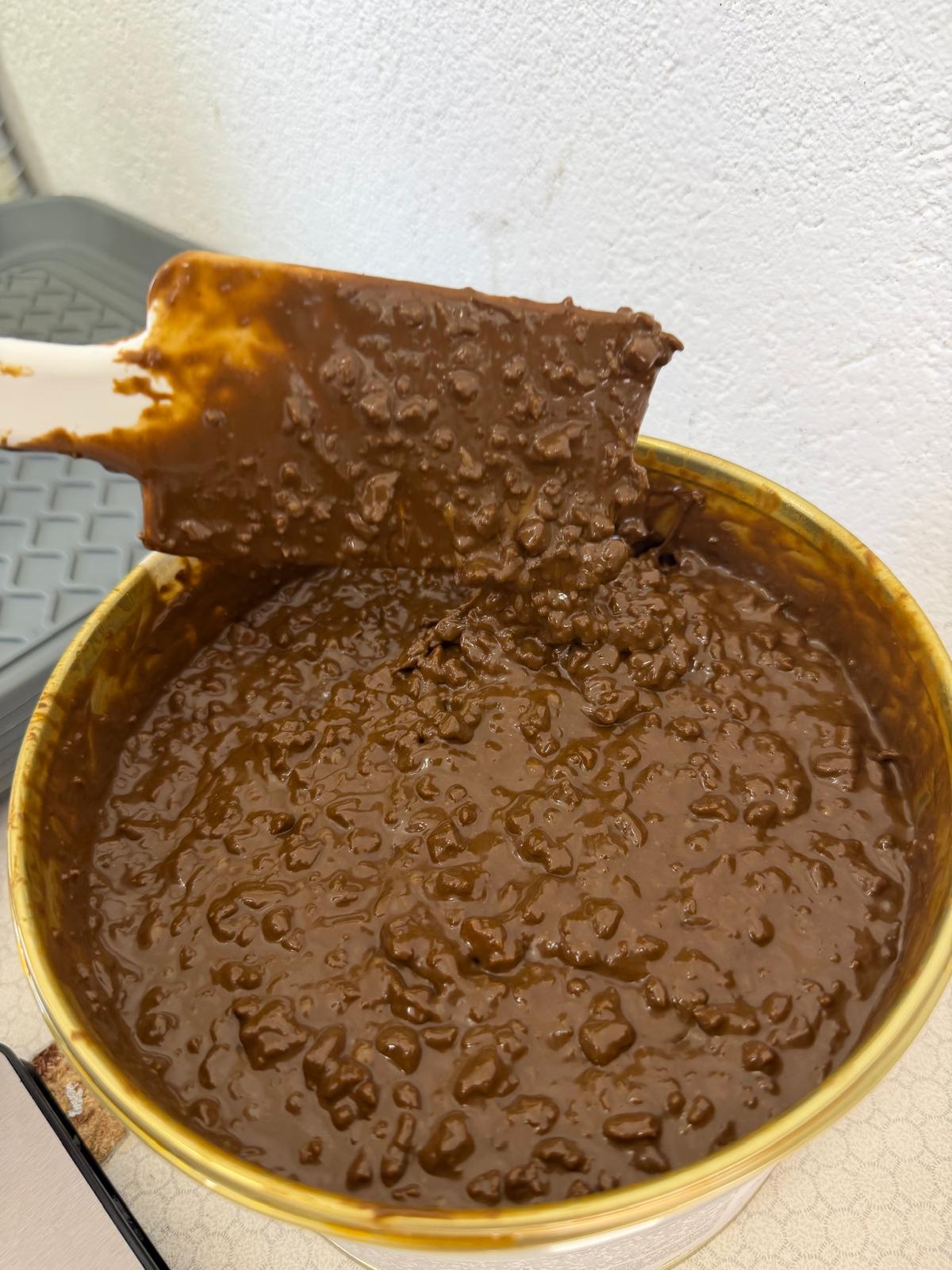 Eismix während eines Produktionsschritts